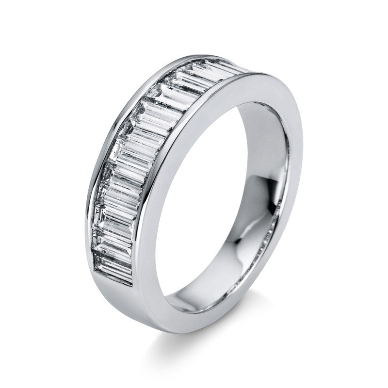 Ring 18 kt WG, 15 Bag. 1,74 ct, TW-vsi