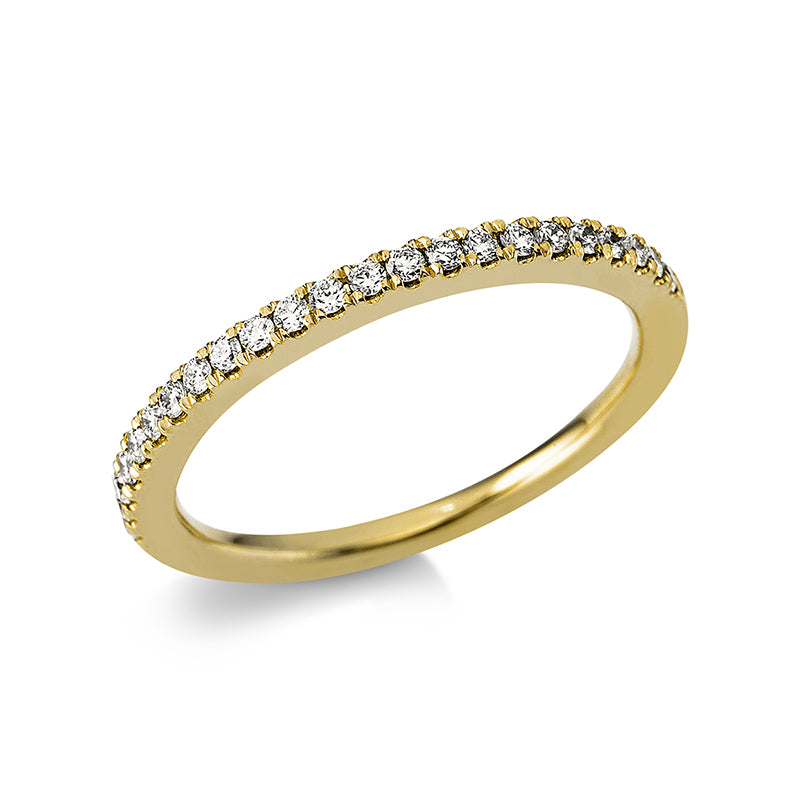 Ring 18 kt GG, 23 Brill. 0,23 ct, TW-si
