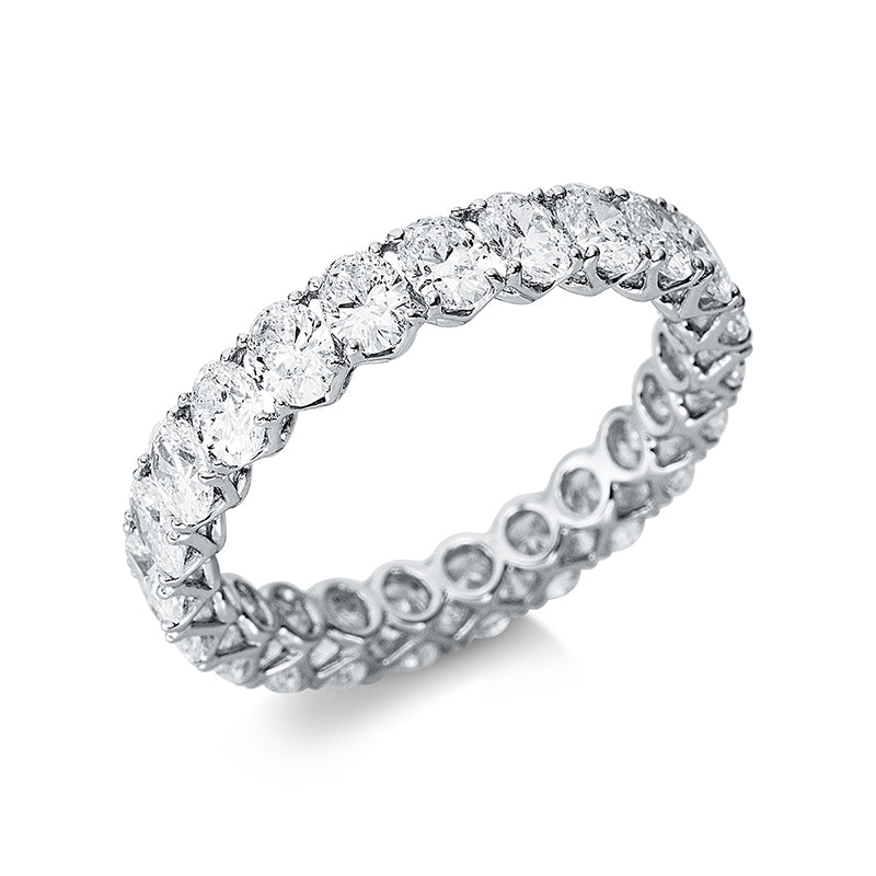 Ring 18 kt WG, 26 Oval 2,79 ct, TW-si