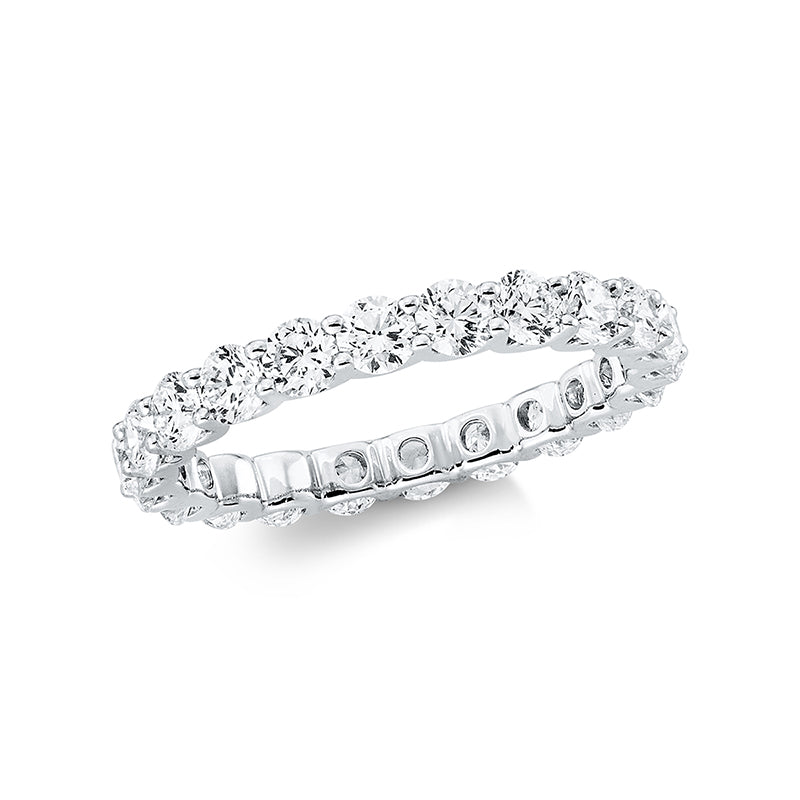 Ring 18 kt WG, 22 Brill. 2,05 ct, TW-si