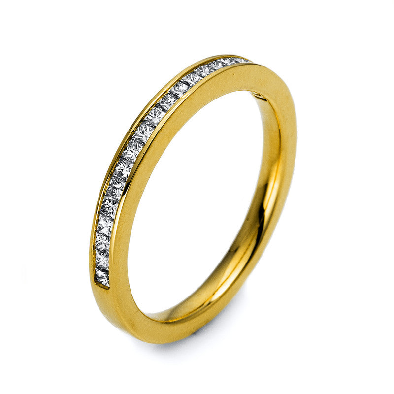 Ring 18 kt GG, 20 Princ. 0,35 ct, TW-vsi