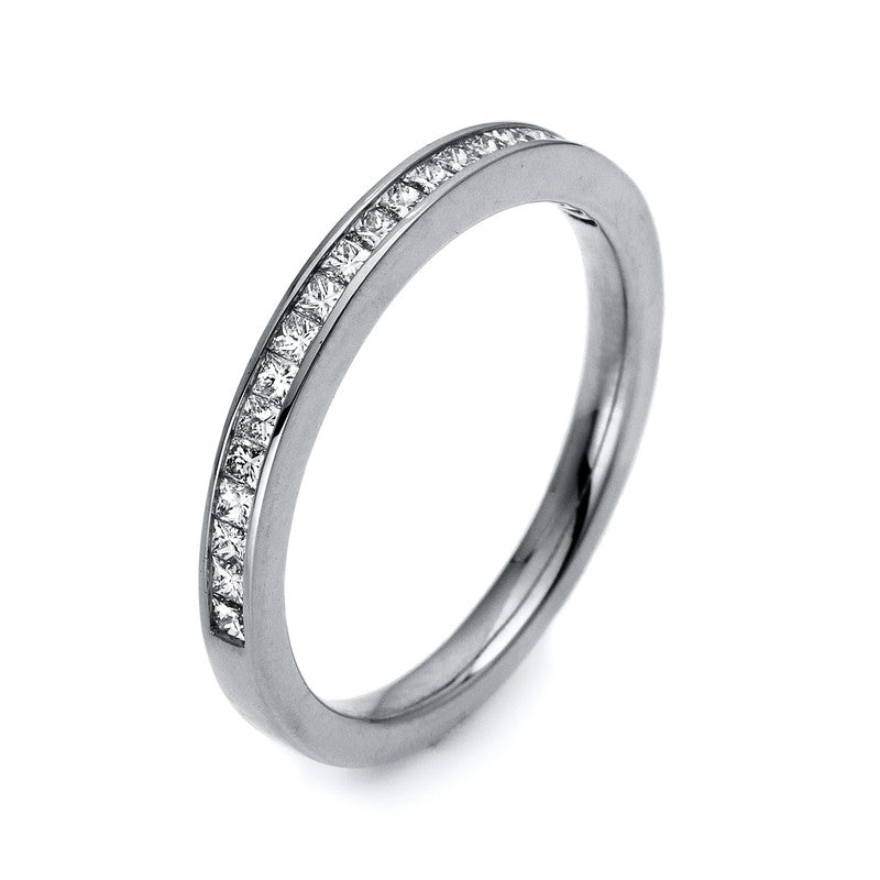 Ring 18 kt WG, 20 Princ. 0,35 ct, TW-vsi