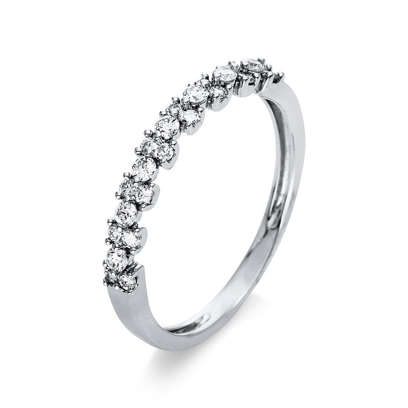 Ring 18 kt WG, 23 Brill. 0,28 ct, TW-si