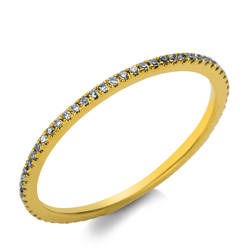 Ring 18 kt GG, 66 Dia. 0,14 ct, TW-si
