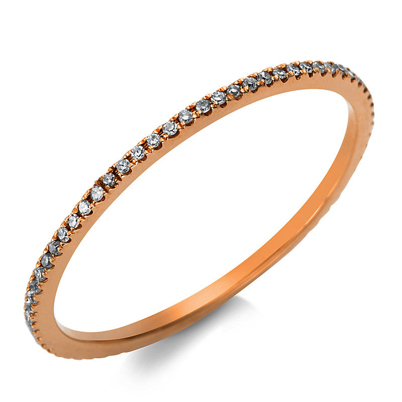 Ring 18 kt RG, 62 Dia. 0,13 ct, TW-si