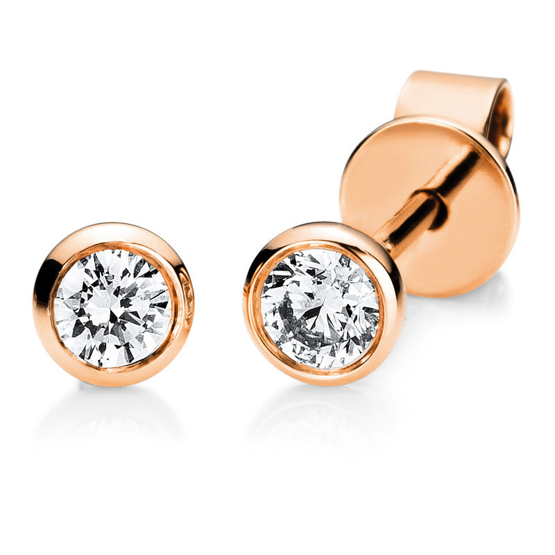 Ohrstecker 18 kt WG, 2 Brill. 1,05 ct, TW-si