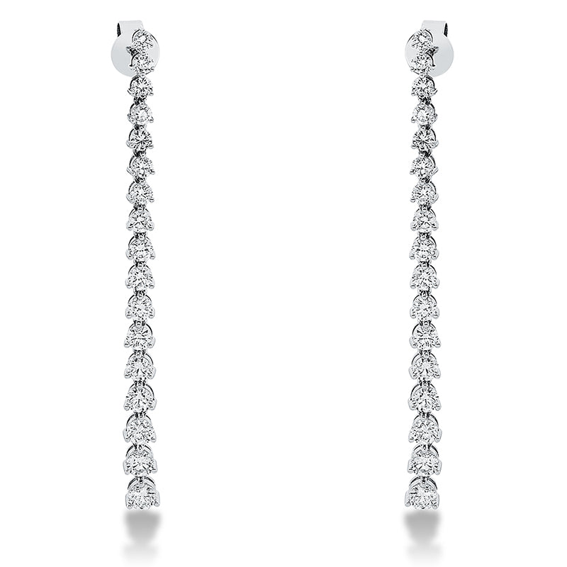 Ohrschmuck 18 kt WG, 20 Brill. 2,37 ct, TW-si, 14 Brill. 0,81 ct, TW-si