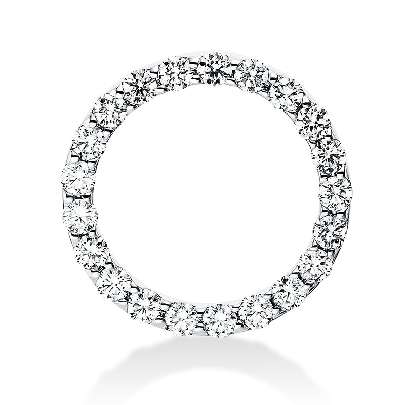 Anhänger 18 kt WG, 21 Brill. 1,03 ct, TTLB-si