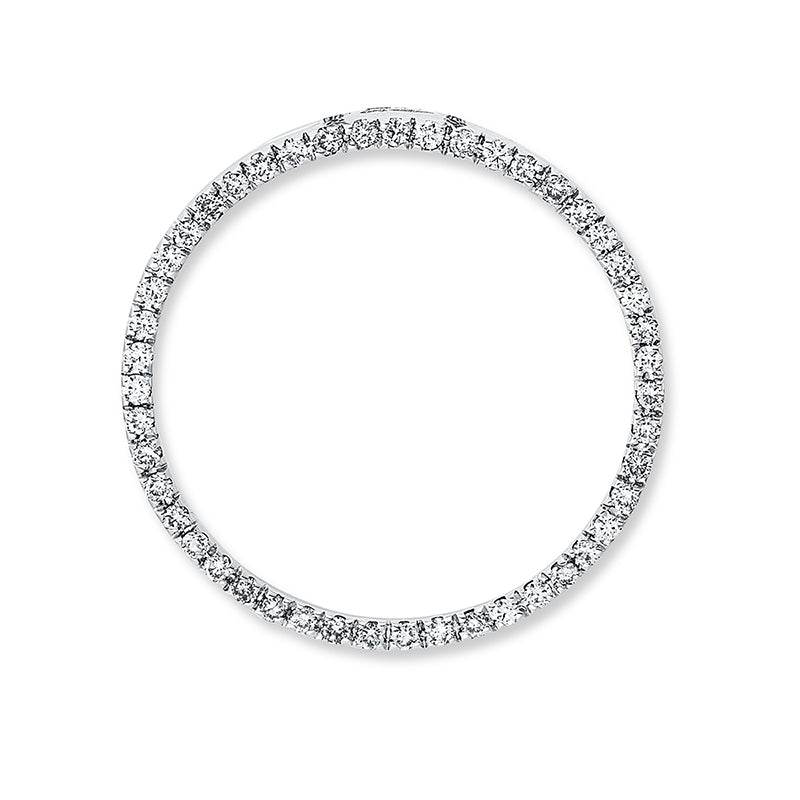 Anhänger 18 kt WG, 47 Brill. 0,24 ct, TTLB-si