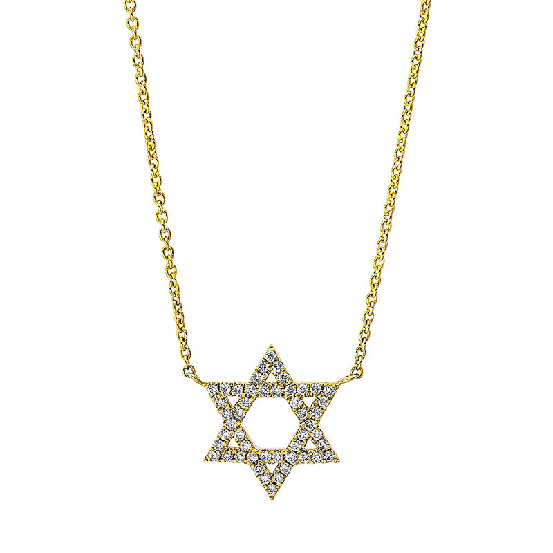 Collier 18 kt GG, mit ZÖ 40 cm + 43 cm, 48 Brill. 0,20 ct, TW-si