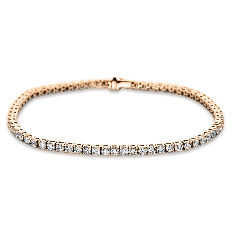 Armband 18 kt RG+WG, 67 Brill. 3,71 ct, TW-si