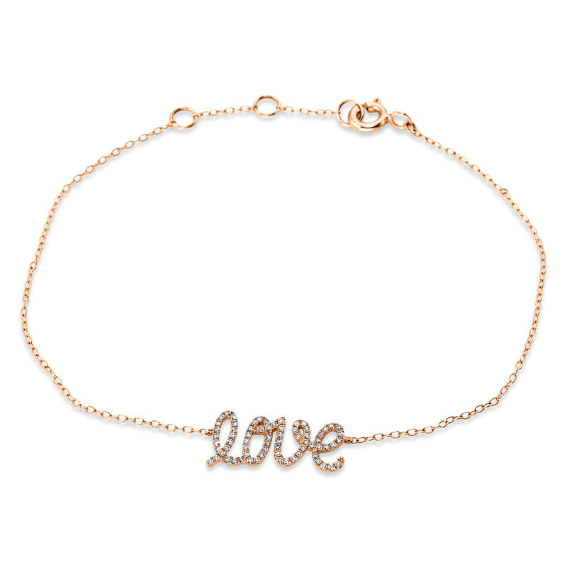 Armband 18 kt RG, mit ZÖ 15.5 cm + 16.5 cm, 70 Brill. 0,15 ct, TW-si
