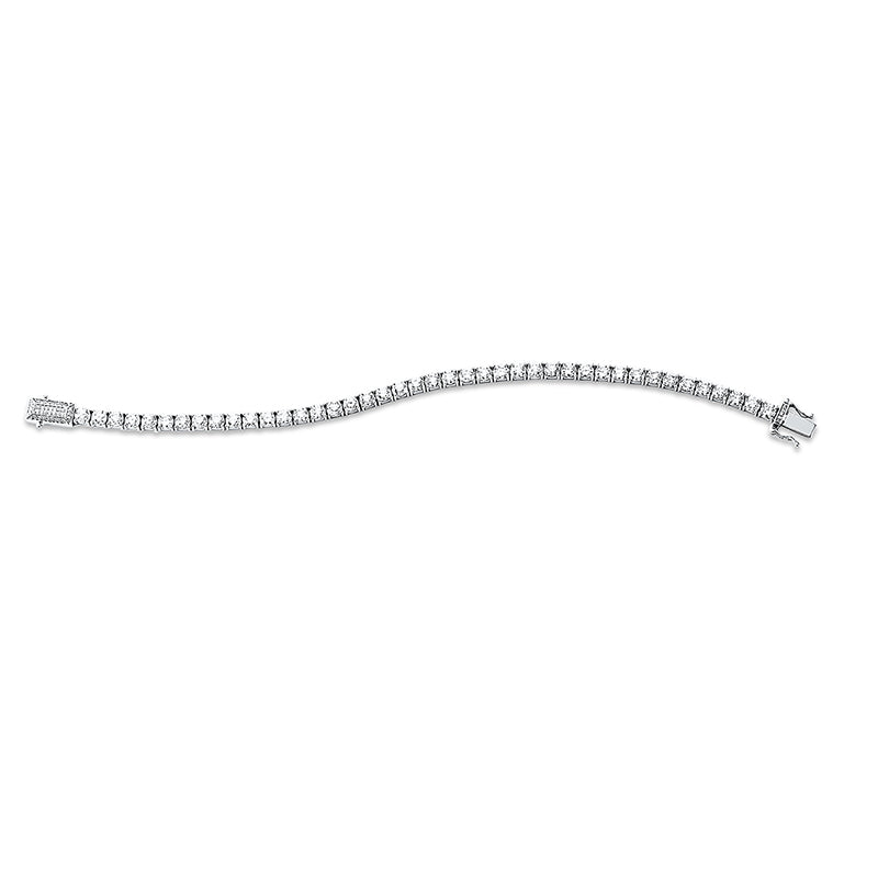 Armband 18 kt WG, 47 Brill. 8,98 ct, TW-vs1, 41 Brill. 0,12 ct, TW-vs1