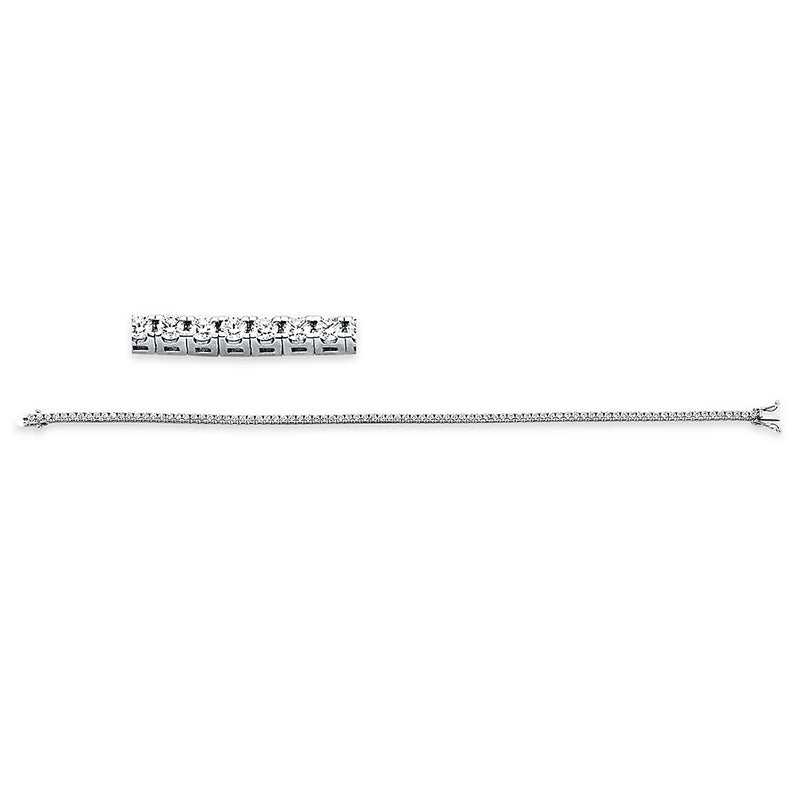 Armband 18 kt WG, 90 Brill. 1,85 ct, TW-si