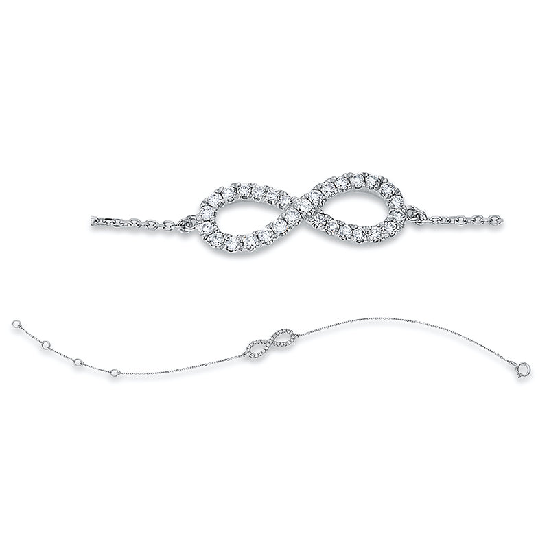 Armband 18 kt WG, 29 Brill. 0,20 ct, TW-si