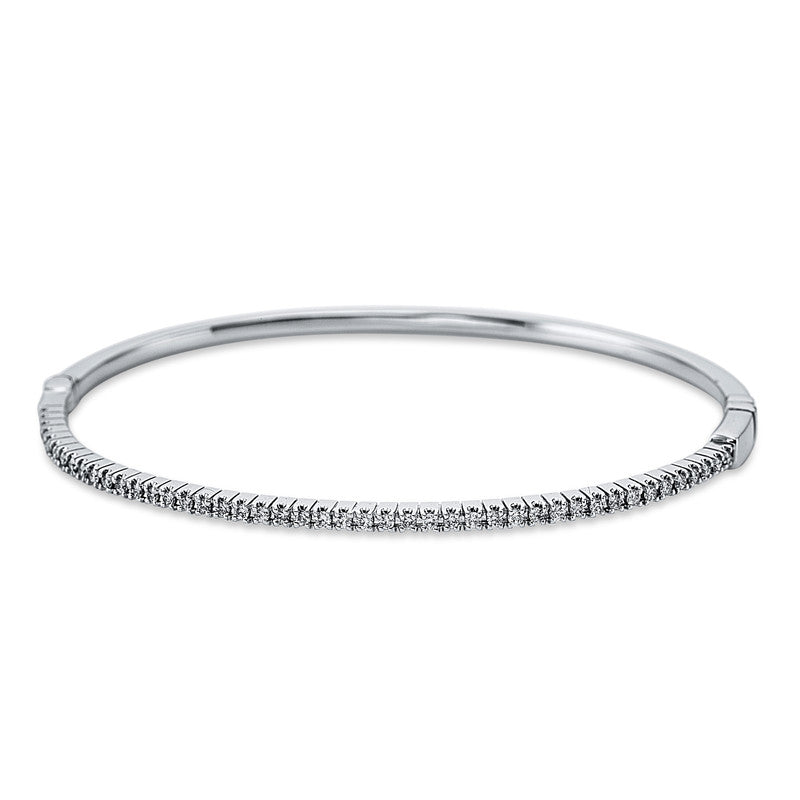 Armreif 18 kt WG, 45 Brill. 0,47 ct, TTLB-si