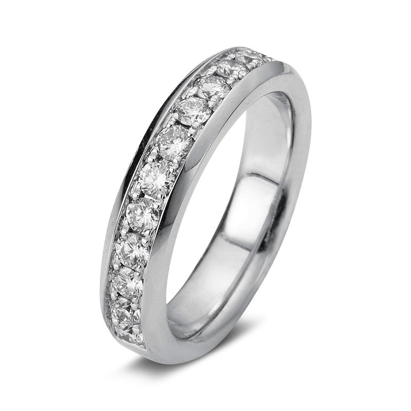 Ring 18 kt WG, 13 Brill. 0,73 ct, TW-si