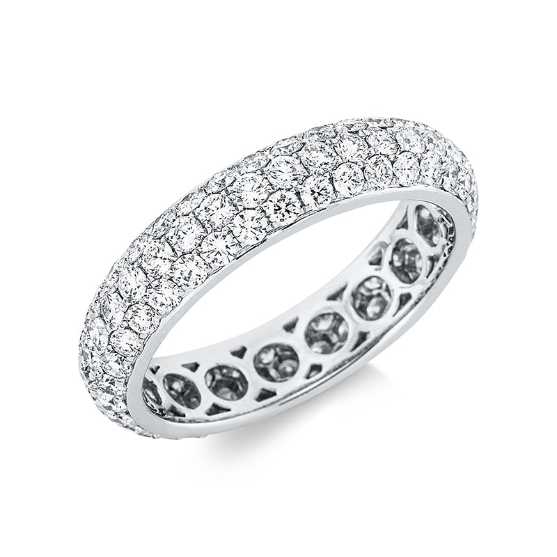 Ring 18 kt WG, 105 Brill. 2,01 ct, TW-vsi