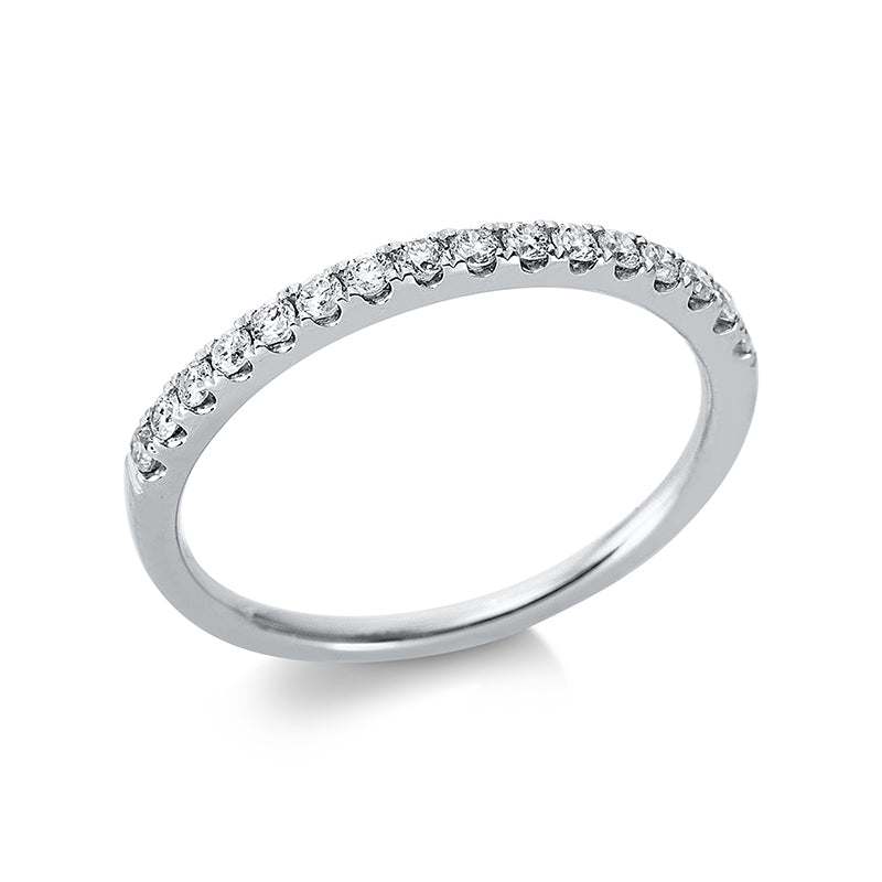 Ring 18 kt WG, 16 Brill. 0,26 ct, TW-si