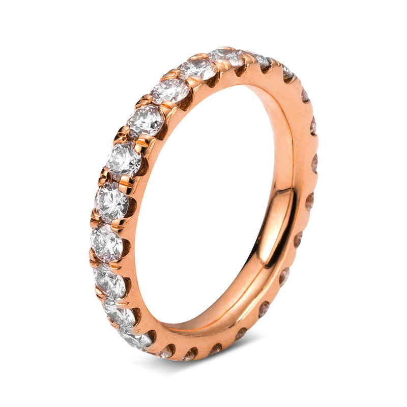 Ring 18 kt RG, 23 Brill. 1,83 ct, TW-vsi/si
