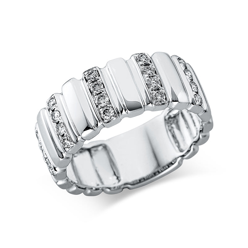 Ring 18 kt WG, 20 Brill. 0,33 ct, TW-si