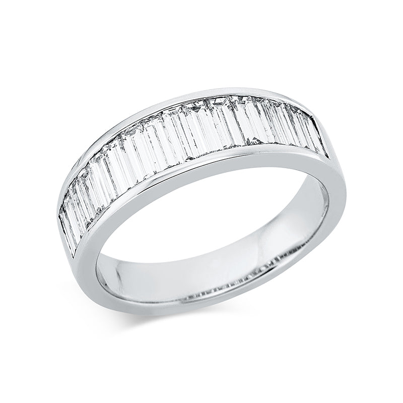 Ring 18 kt WG, 16 Bag. 1,34 ct, TW-vsi