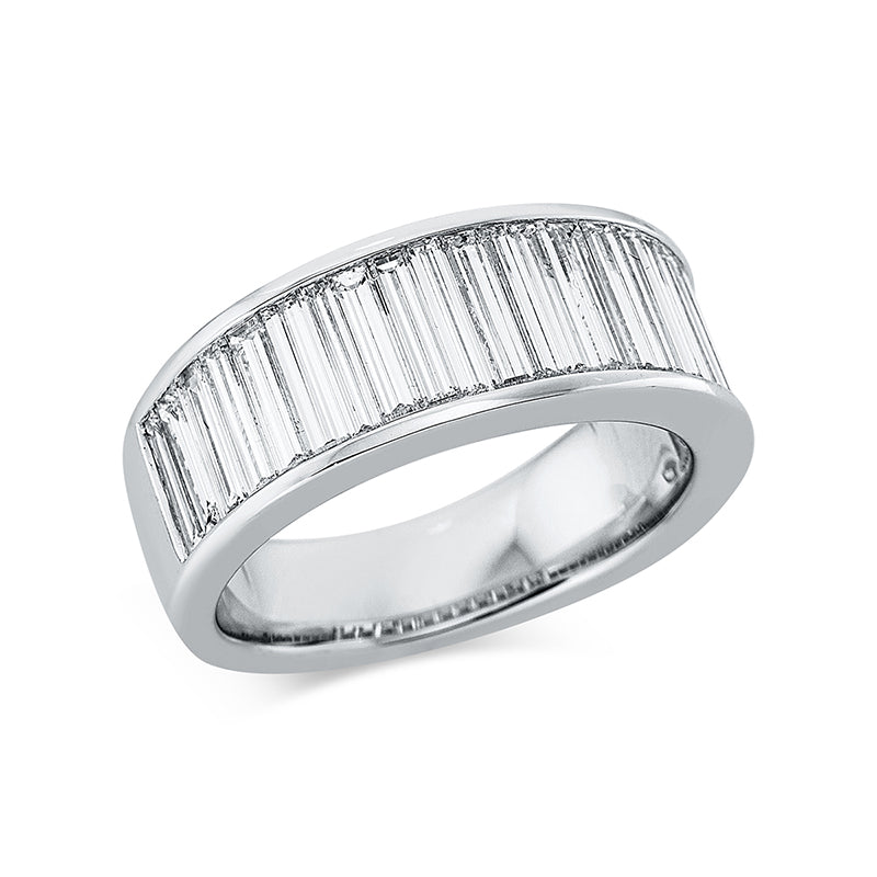 Ring 18 kt WG, 23 Bag. 2,12 ct, TW-vsi