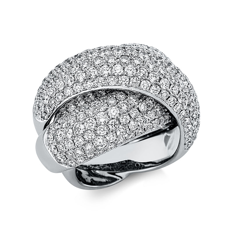 Ring 18 kt WG, 276 Brill. 6,61 ct, TW-vsi