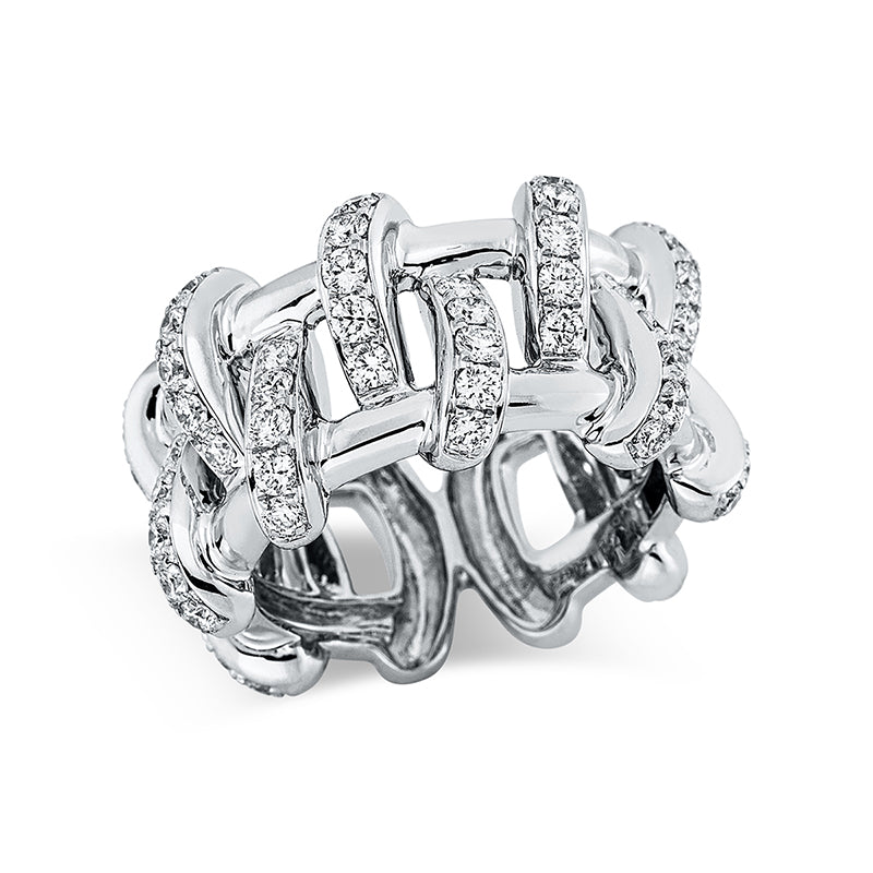 Ring 18 kt WG, 70 Brill. 1,75 ct, TW-vsi