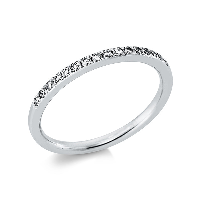 Ring 18 kt WG, 16 Brill. 0,16 ct, TW-si