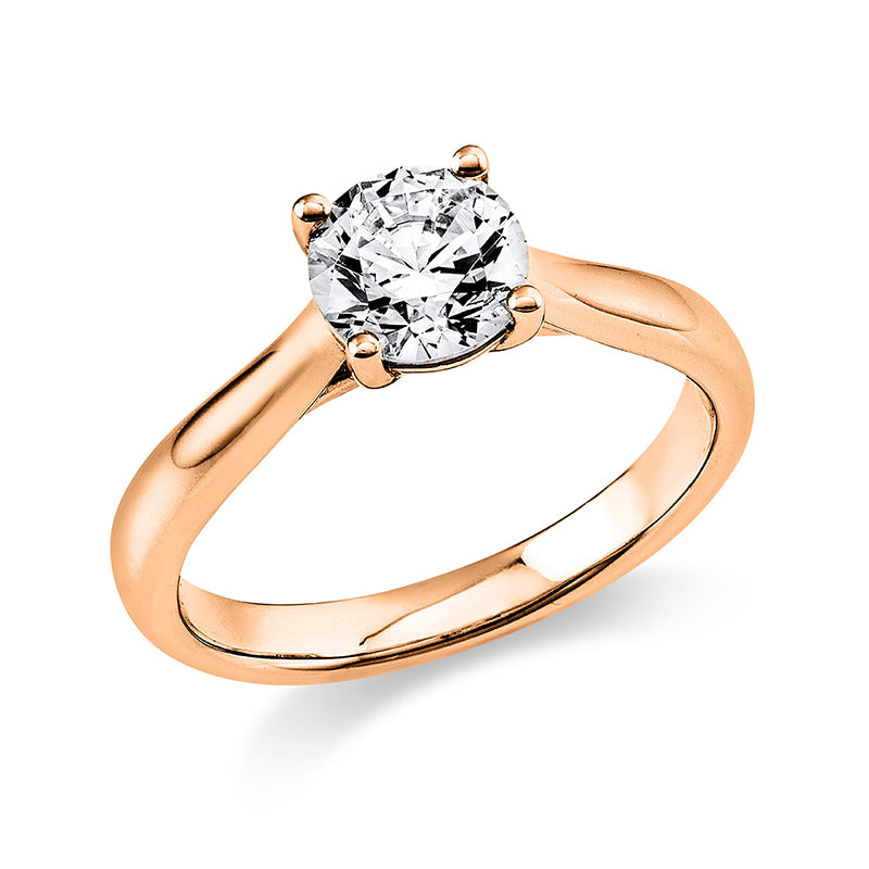 Ring 18 kt RG, GIA1397581359, 1 Brill. 1,00 ct, TW-si