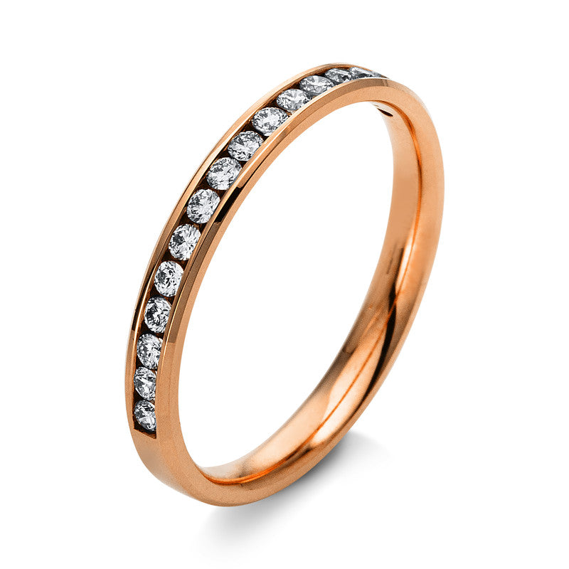 Ring 14 kt RG, 16 Brill. 0,25 ct, TW-si
