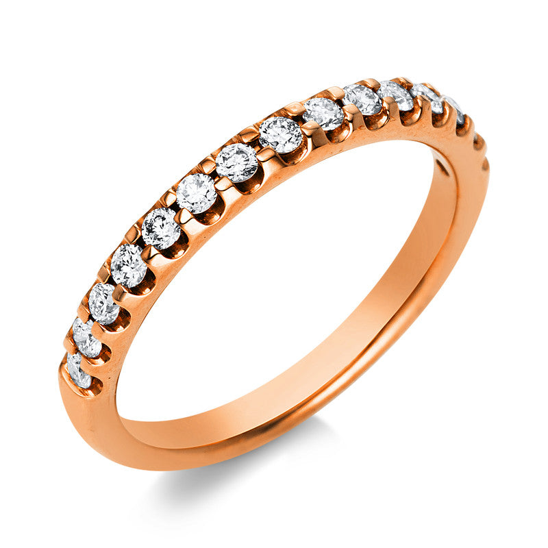 Ring 18 kt RG, 15 Brill. 0,31 ct, TW-si