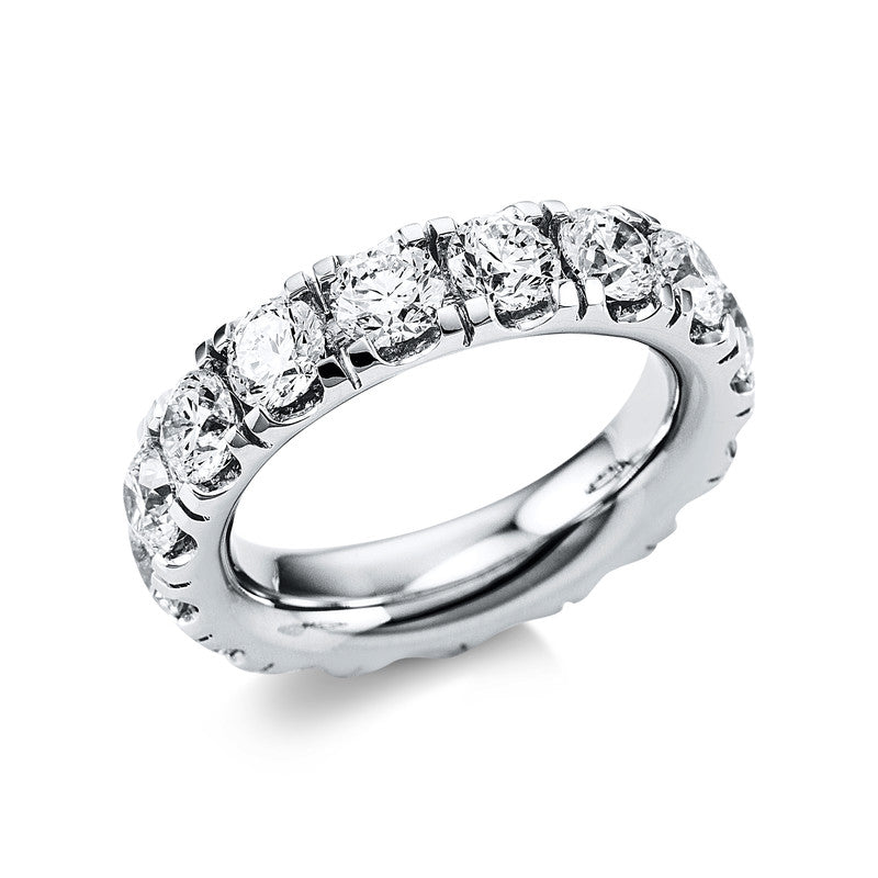 Ring 18 kt WG, 16 Brill. 5,07 ct, TW-si
