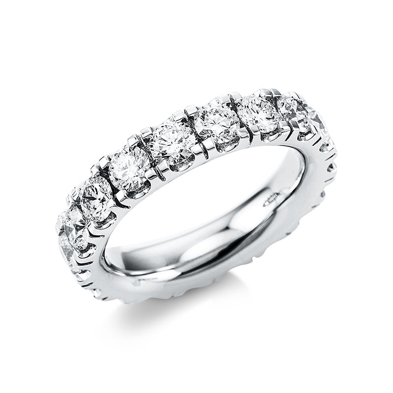 Ring 18 kt WG, 18 Brill. 3,26 ct, TW-si