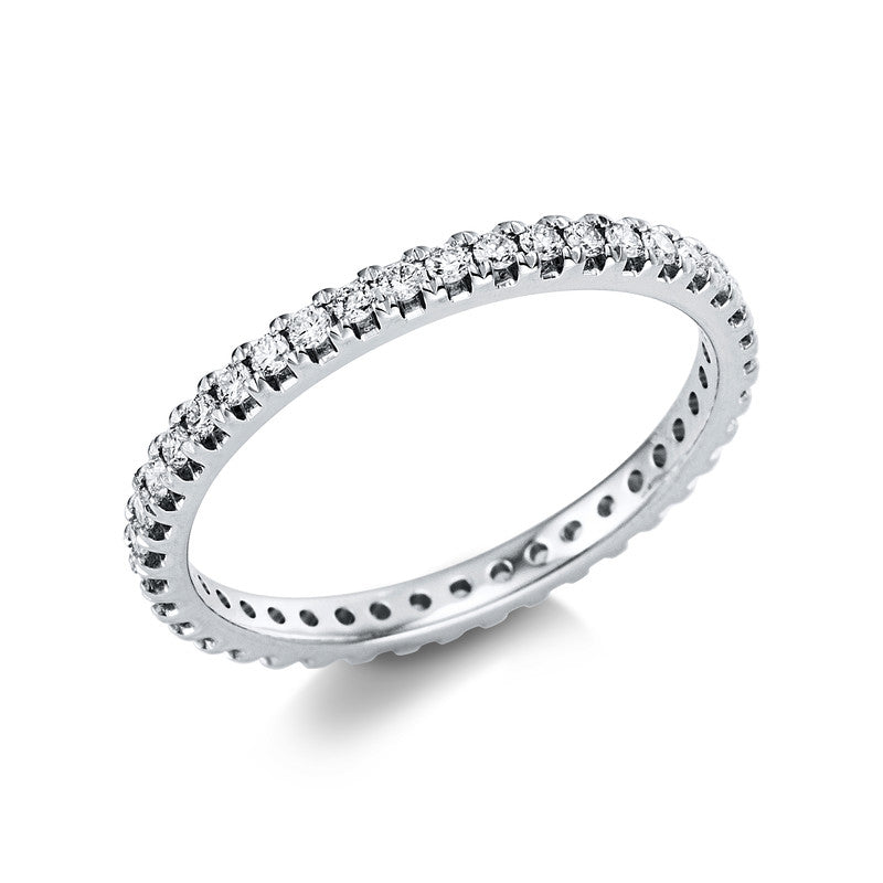 Ring 14 kt WG, 41 Brill. 0,41 ct, TW-si