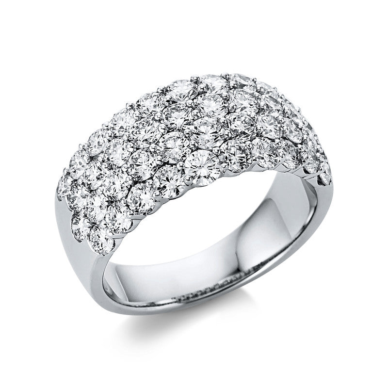 Ring 18 kt WG, 42 Brill. 2,47 ct, TW-si