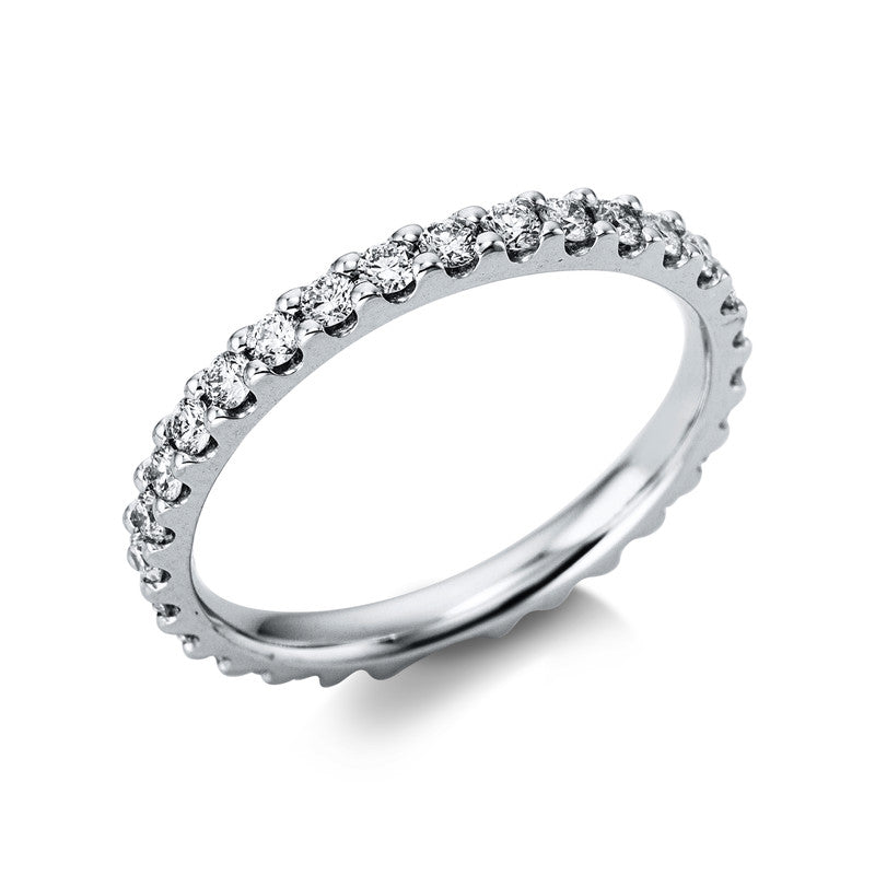 Ring 18 kt WG, 31 Brill. 0,74 ct, TW-si