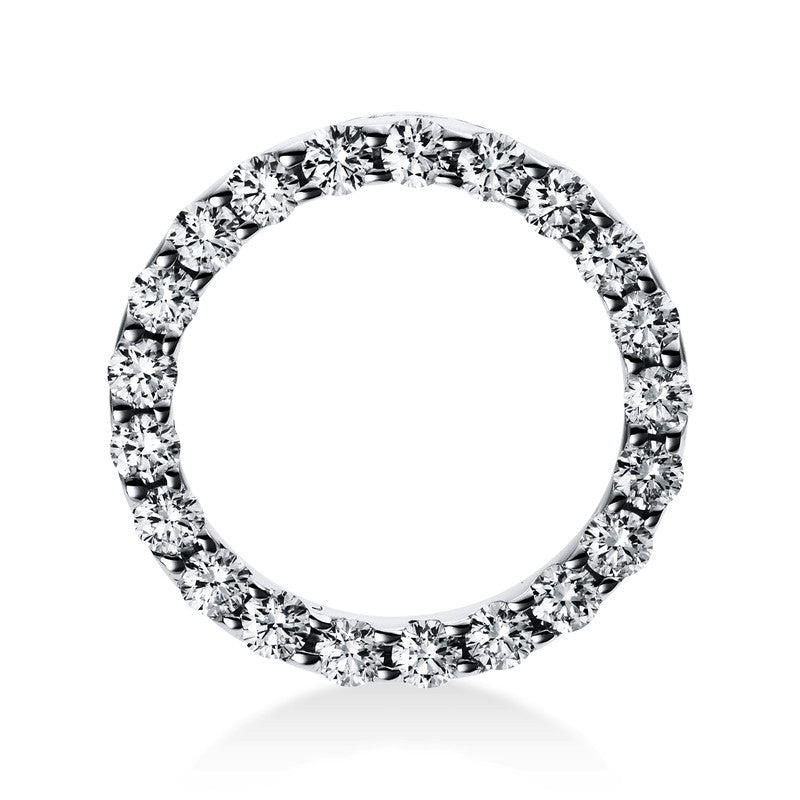 Anhänger 18 kt WG, 21 Brill. 0,95 ct, TW-si
