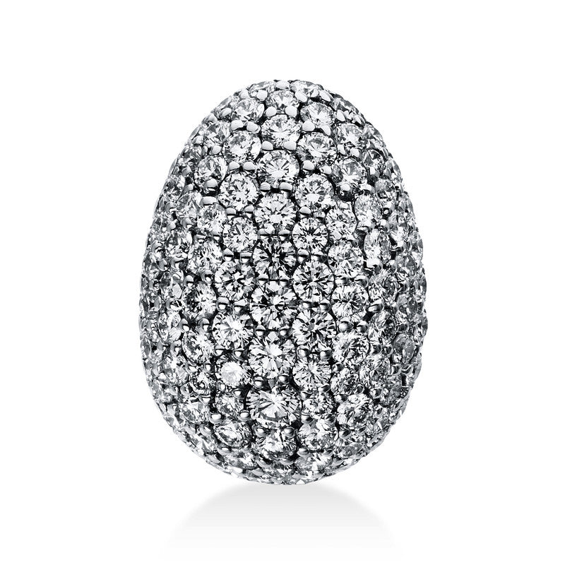 Anhänger 18 kt WG, 100 Brill. 1,35 ct, TW-vsi