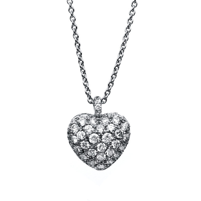 Collier 14 kt WG, 52 Brill. 0,70 ct, TW-vsi/si