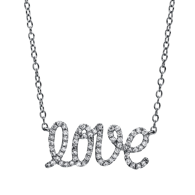 Collier 18 kt WG, ZÖ bei 38 + 41 cm, 70 Brill. 0,09 ct, TW-si