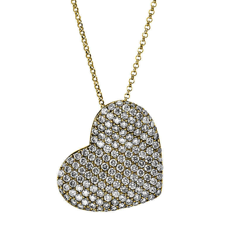 Collier 18 kt GG, 151 Brill. 1,75 ct, W-si