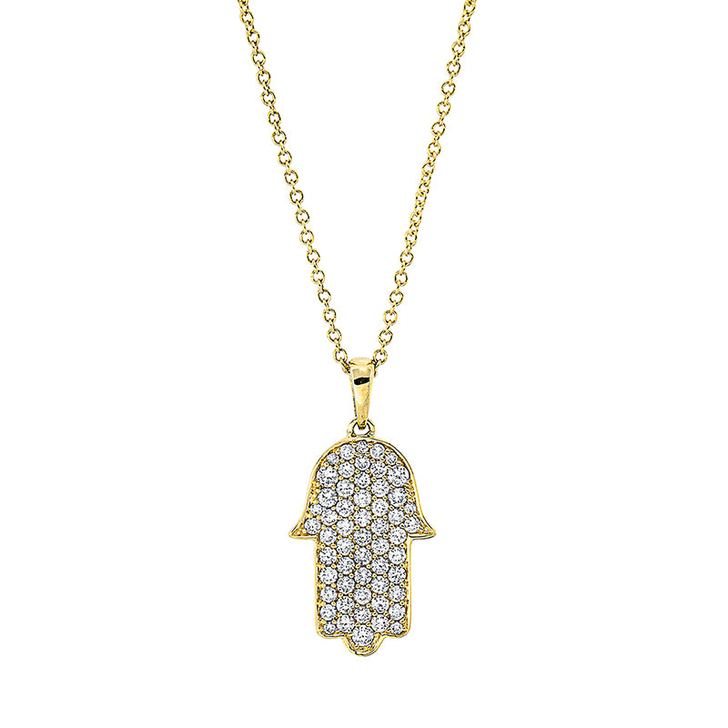 Collier 18 kt GG, mit ZÖ 40 cm, 55 Brill. 0,47 ct, TW-si