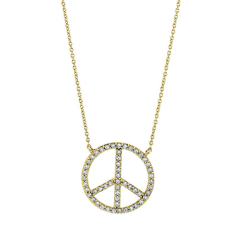 Collier 18 kt GG, mit ZÖ 40 cm, 53 Brill. 0,20 ct, TW-si