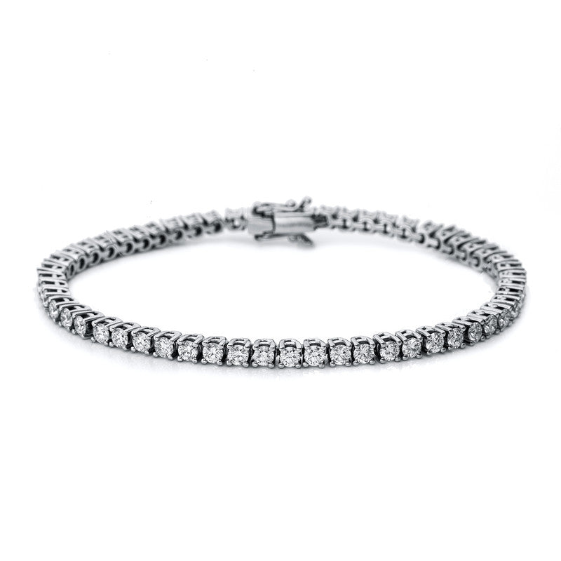 Armband 18 kt WG, 56 Brill. 4,63 ct, TW-vsi/si