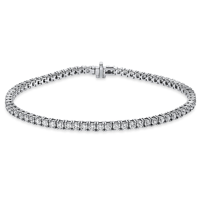 Armband 950 Pt Platin, 69 Brill. 4,01 ct, TW-si