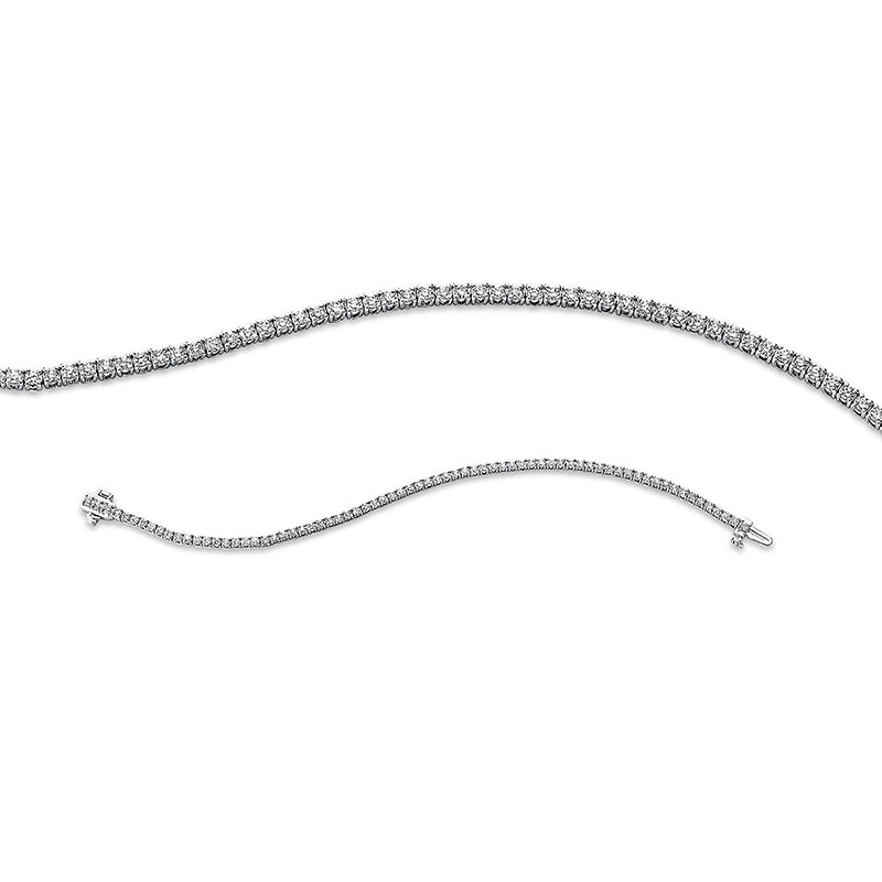 Armband 18 kt WG, 72 Brill. 2,11 ct, TW-si