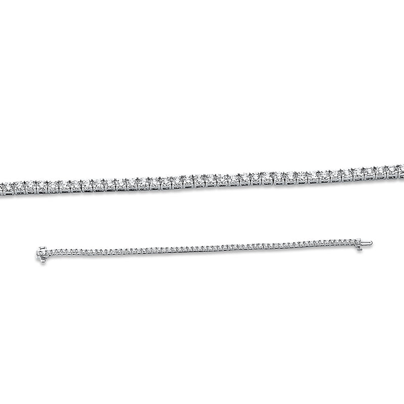 Armband 18 kt WG, 64 Brill. 3,85 ct, TW-si