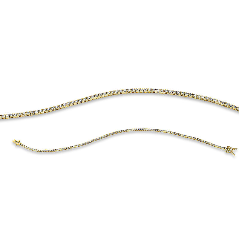 Armband 18 kt GG, 102 Brill. 0,97 ct, TW-si